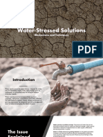 Water-Stressed Solutions