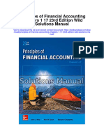 Instant download Principles of Financial Accounting Chapters 1-17-23rd Edition Wild Solutions Manual pdf full chapter