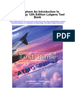 Instant Download Atmosphere An Introduction To Meteorology 12th Edition Lutgens Test Bank PDF Full Chapter