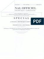 Ordonnance n°002-PR-2014 du 19.02.2014 règlementant de secteur des hydro...