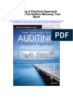 Instant Download Auditing A Practical Approach Canadian 3rd Edition Moroney Test Bank PDF Full Chapter