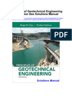 Instant Download Principles of Geotechnical Engineering 9th Edition Das Solutions Manual PDF Full Chapter