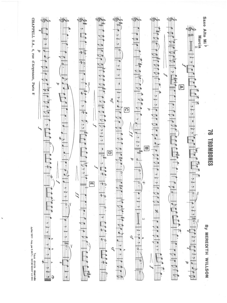 76 Trombone - Sax Alto | PDF