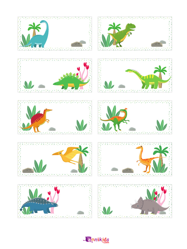 Printable Dino Rect | PDF