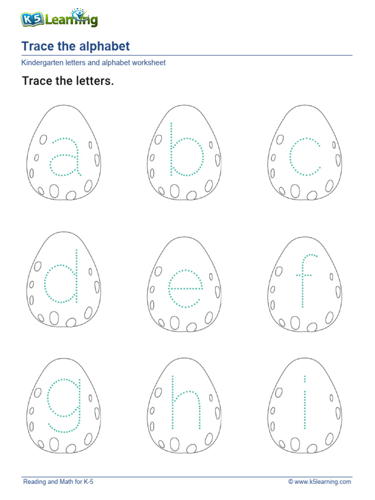 Trace Alphabet 6 PDF