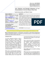 Remark On Regenerative Medicine and Potential Utilization of Low-Intensity Laser Photobiomodulation To Activate Human Stem Cells