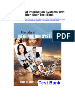 Instant download Principles of Information Systems 12th Edition Stair Test Bank pdf full chapter