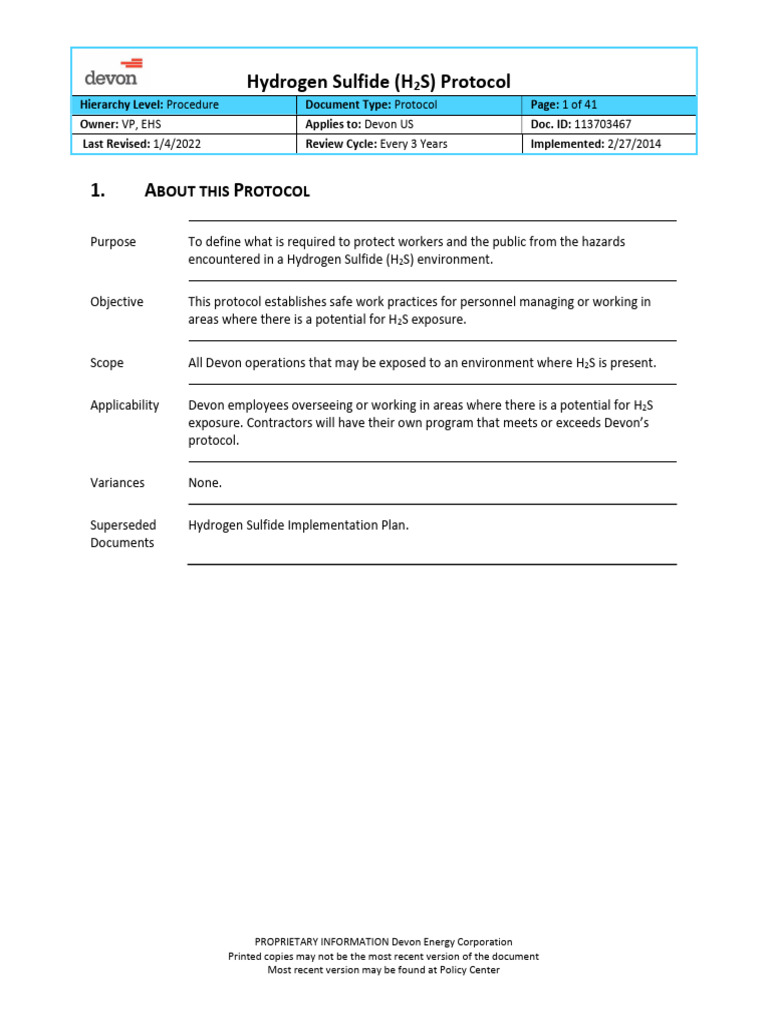 H2S Protocol | PDF | Chemistry
