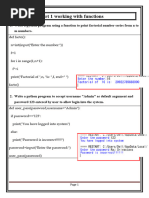 Part 1 Working With Functions