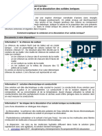 AE16 La Cohesion Et Dissolution Des Solides Ioniques