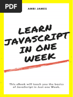 JavaScript For Beginners