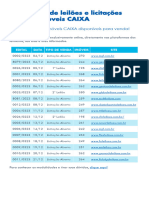 Calendario Leiloes Imoveis Caixa