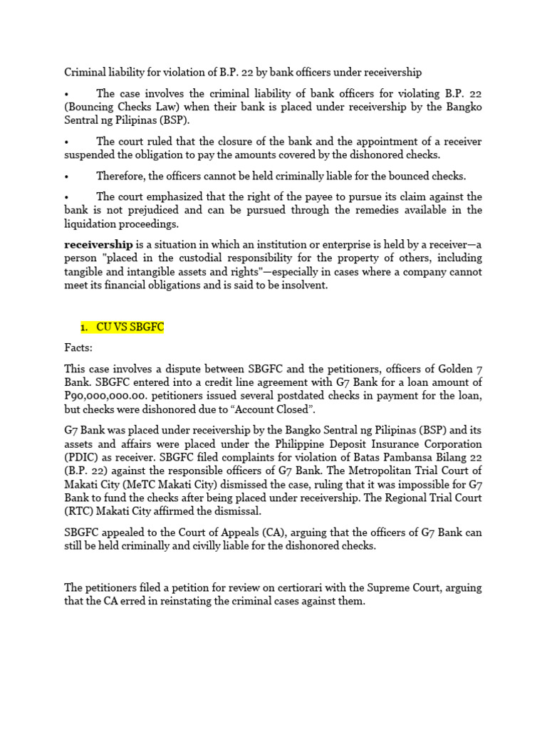 1.cuvssbfgc PDF Receivership Bankruptcy