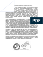 Carta a Alumnos FCB (22 Octubre 2011)