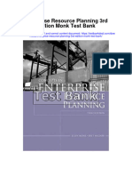 Instant Download Enterprise Resource Planning 3rd Edition Monk Test Bank PDF Full Chapter