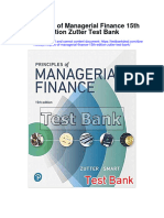 Instant Download Principles of Managerial Finance 15th Edition Zutter Test Bank PDF Full Chapter