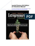 Instant Download Entrepreneurial Finance 4th Edition Leach Solutions Manual PDF Full Chapter