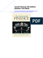 Instant download Entrepreneurial Finance 5th Edition Adelman Test Bank pdf full chapter