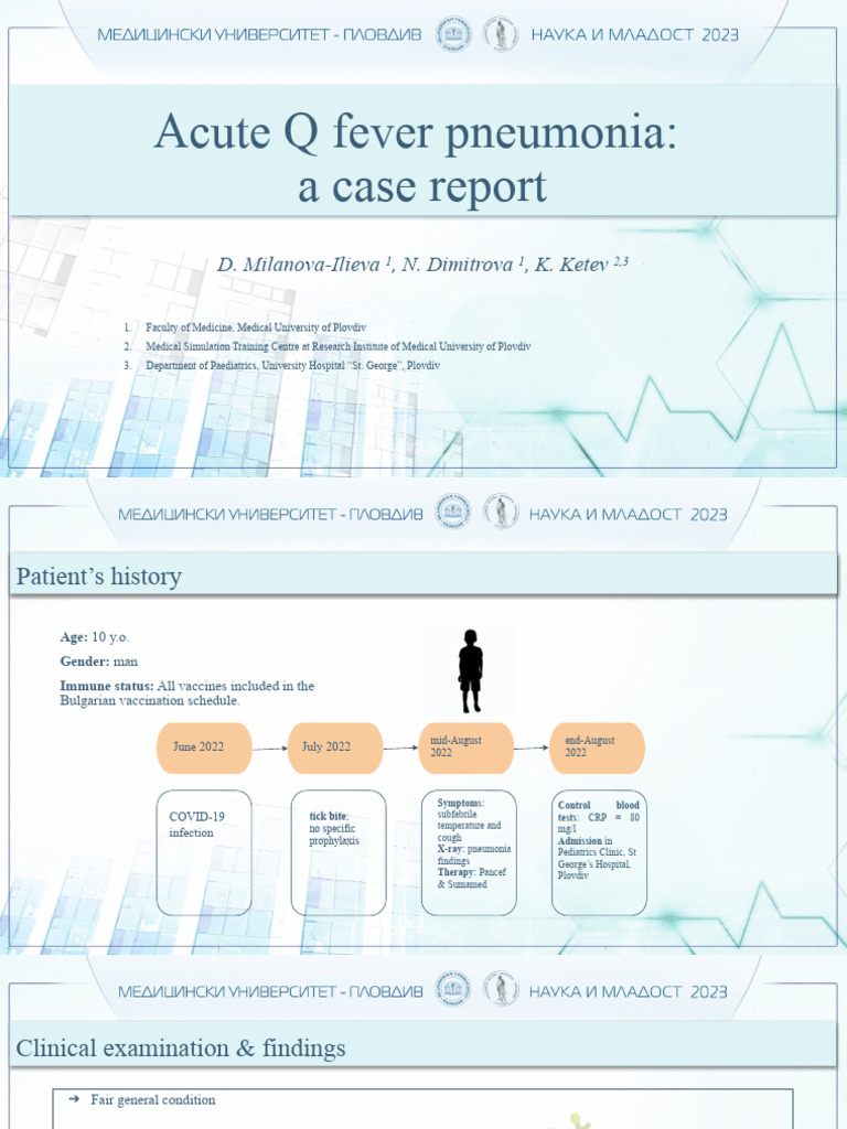 Acute q Fever Pneumonia_ a Case Report PDF Pneumonia Serology