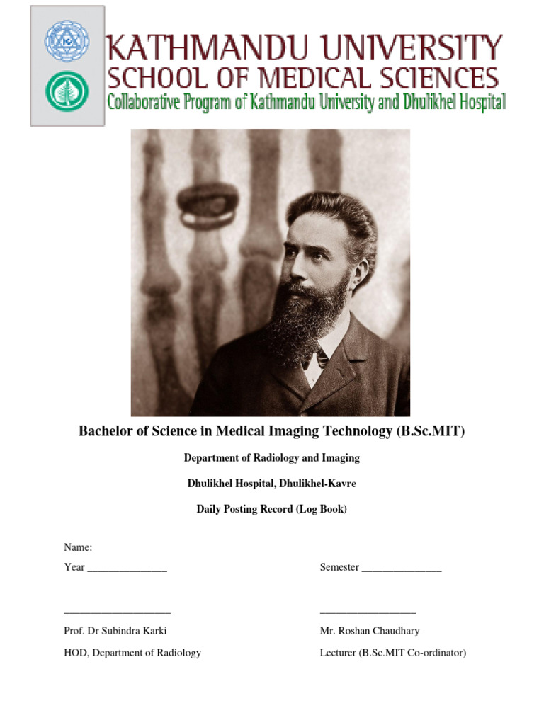 B.Sc. MIT Radiology Log Book Template | PDF | Medical Imaging ...