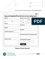 Grade 2 - That's Private! - Keep It Private! Student Handout