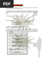 Razones Trigonométricas de Ángulos Agudos Ángulos Verticales Ángulos en Posición Normal y Resolución de Triángulos Súper