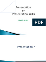 Presentation Skills Presentation