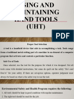 Using and Maintaining Hand Tools (UHT)