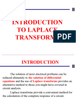 Introduction To Laplace Transformations
