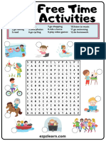 Free Time Word Search 3