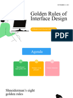 Golden Rules of Interface Design