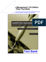 Instant Download Marketing Management 11th Edition Peter Test Bank PDF Full Chapter