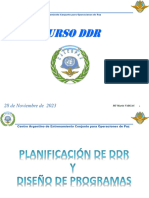 Planificación de DDR y Diseño de Programas
