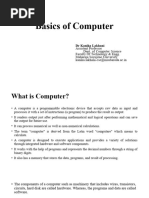 Unit-1 Basics of Computer