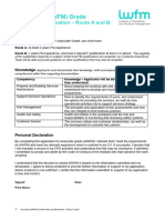 IWFM Associate Grade Declaration Form