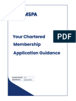 Your Chartered Membership Application Guide v1.1