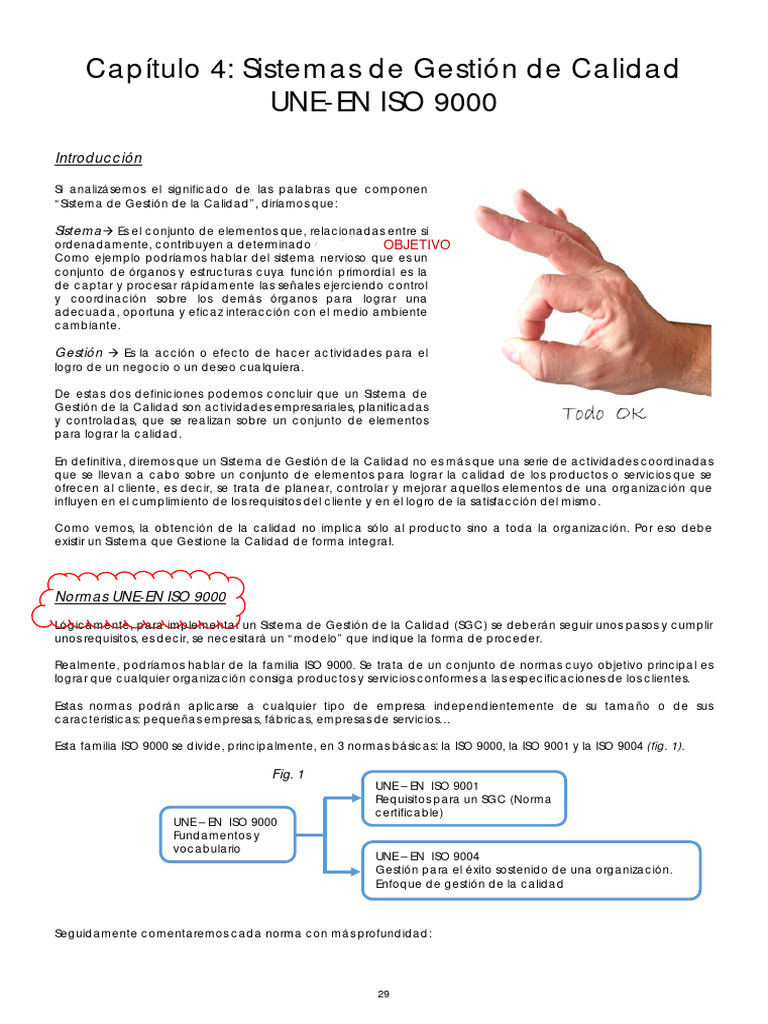Sistemas de Gestión de Calidad ISO 9000 | PDF | Calidad (comercial ...