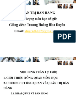 MKT 402 - Quan Tri Ban Hang - 2020S - Lecture Slides - 1