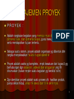 P-2 (Pengertian Manajemen Proyek)