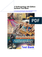 Instant download Essence of Anthropology 4th Edition Haviland Test Bank pdf full chapter