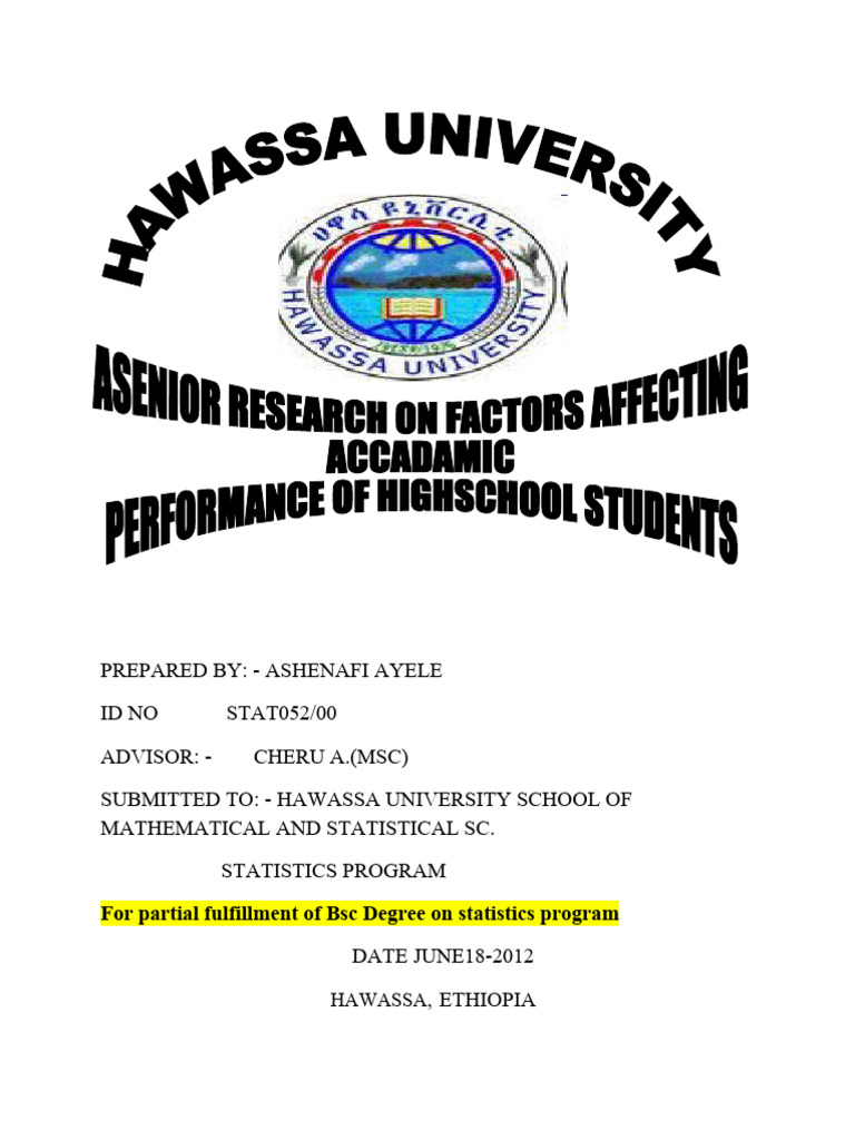 HAWASSA Research For ESSLCE | PDF
