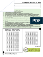 Categoria B - 1 Fase