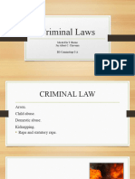 Criminal Laws