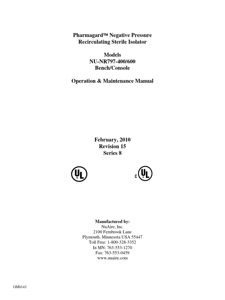 NU-NR797 Isolator Operation Manual | PDF | Hazards | Valve