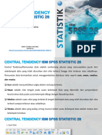 Central Tendency Ibm Statistics SPSS 28 (Sfile