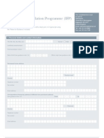 International Foundation Programme (IFP) Application Form: 1. Personal Details and Contact Information