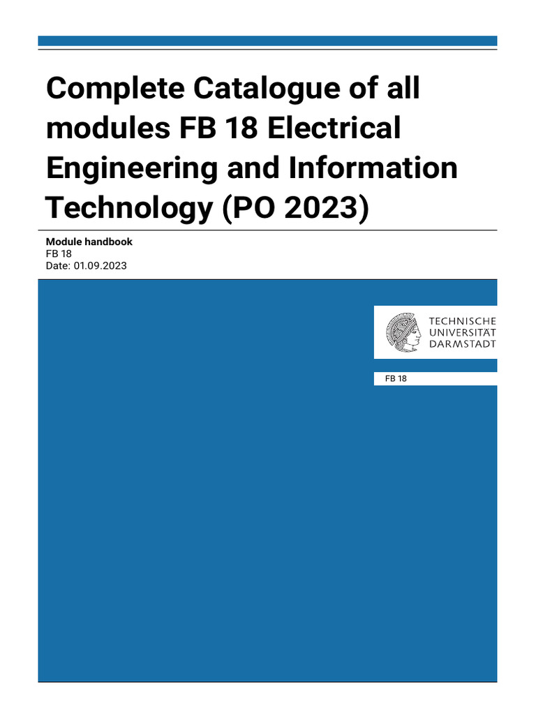 Gesamtkatalog Fb18 Po2023 En Pdf Computing Computer Science