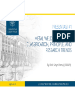 Metal Welding and Physical Characteristic