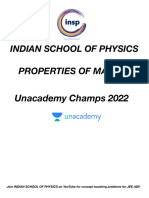 Insp Champs 2022 Properties - of - Matter