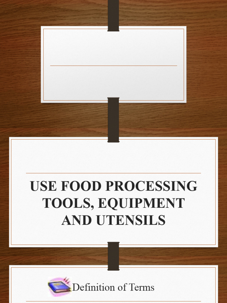 Tle Food Processing PDF Smoking (Cooking) Disinfectant